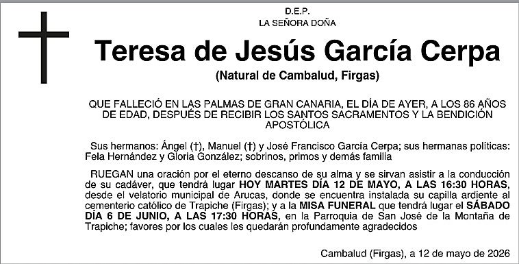 Teresa de Jesús García Cerpa