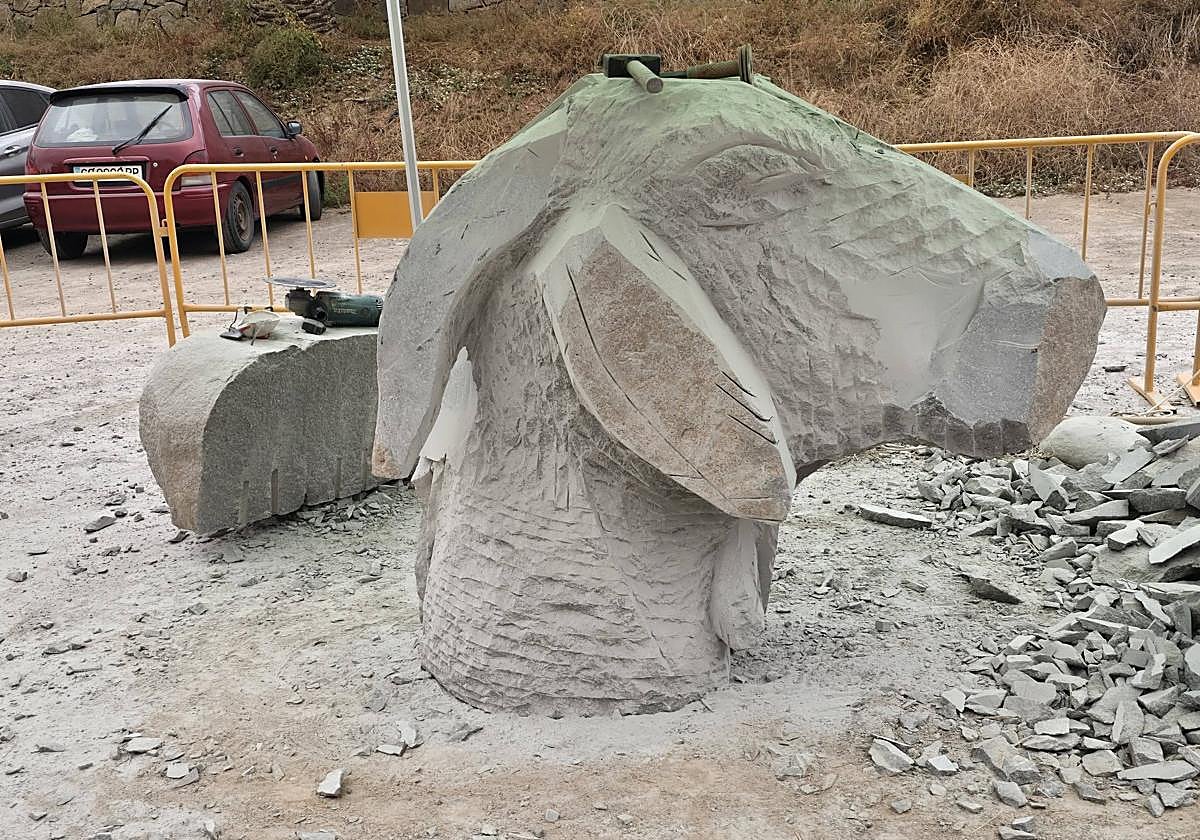 They Just Need to Dance: The Three Goat Heads Emerge in Granite and Steel They Just Need to Dance: The Three Goat Heads Emerge in Granite and Steel