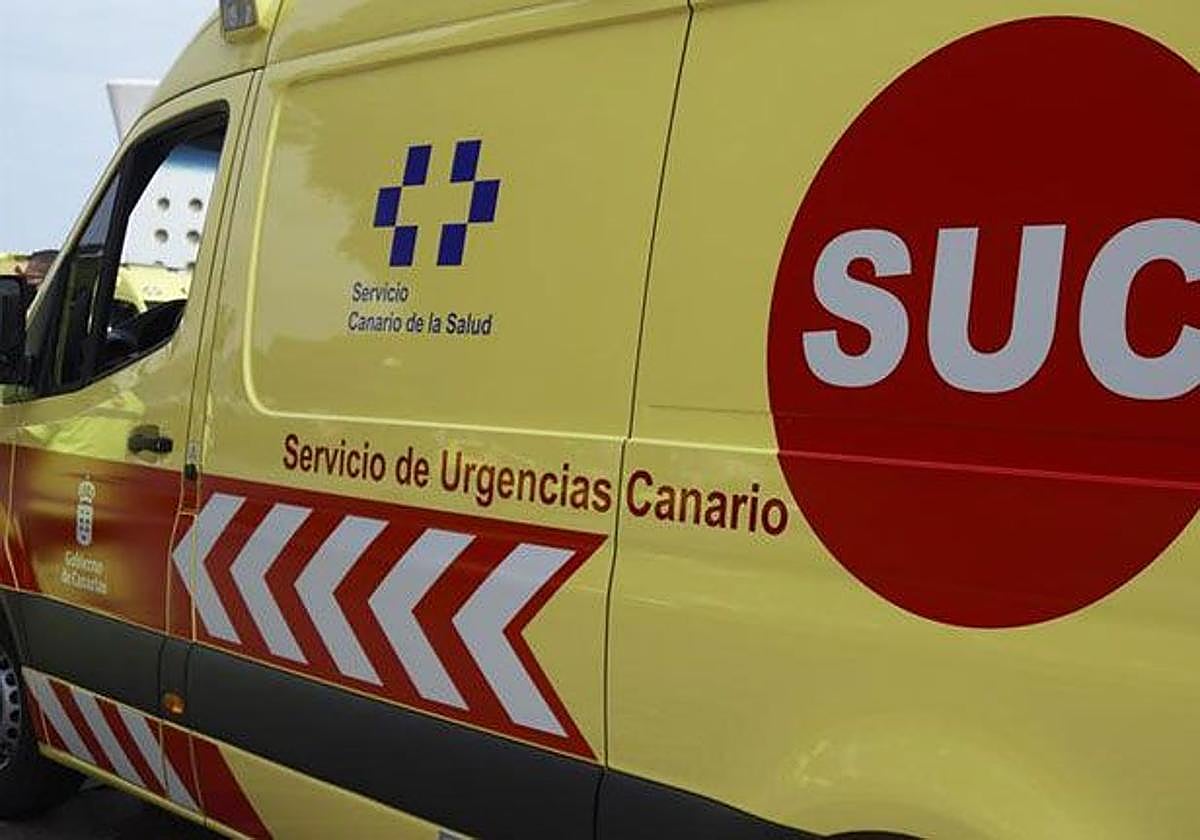 Un motorista herido grave tras salirse de la vía y caer en San Mateo