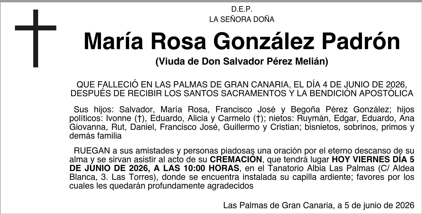 María Rosa González Padrón