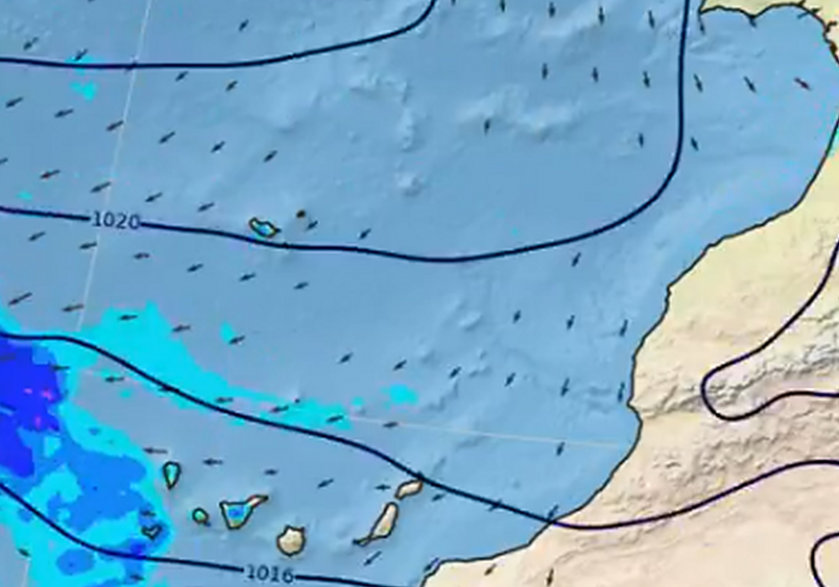 «Lluvias localmente fuertes y tormentas»: la Aemet avisa de un pico de inestabilidad en Canarias durante las próximas horas