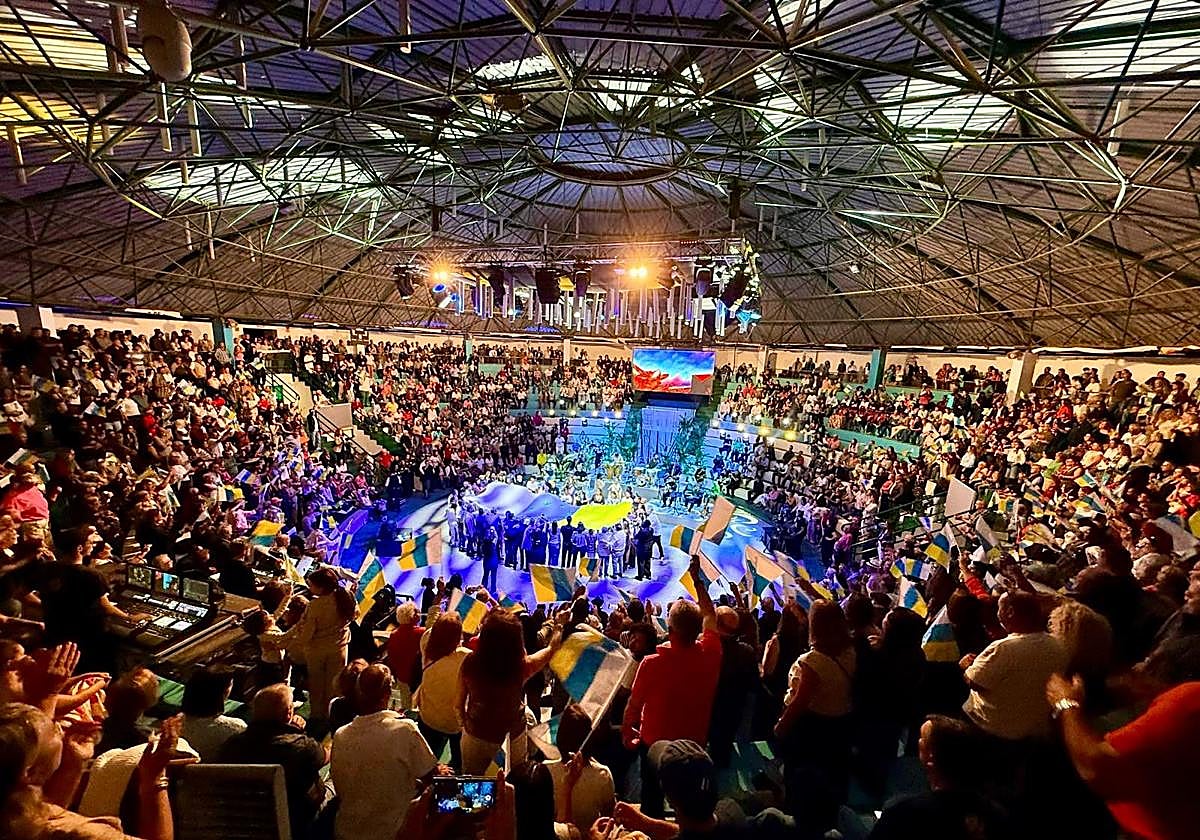 Más de 3.000 personas congregadas en el Terrero de lucha de Tetir para homenajear los 50 años de Asamblea Majorera