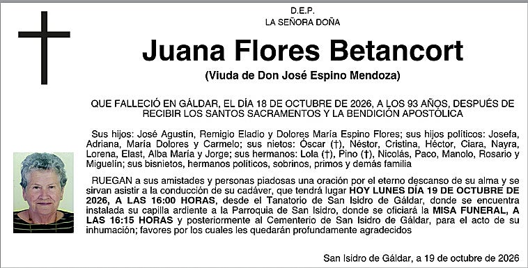Juana Flores Betancort