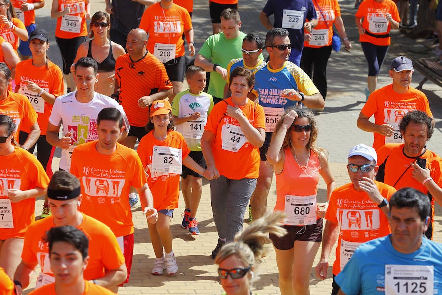 La 18 Carrera Urbana por la Integración en el Parque de Huelin, en imágenes