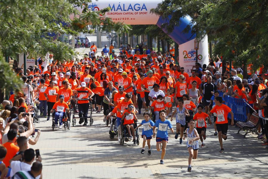 La 18 Carrera Urbana por la Integración en el Parque de Huelin, en imágenes