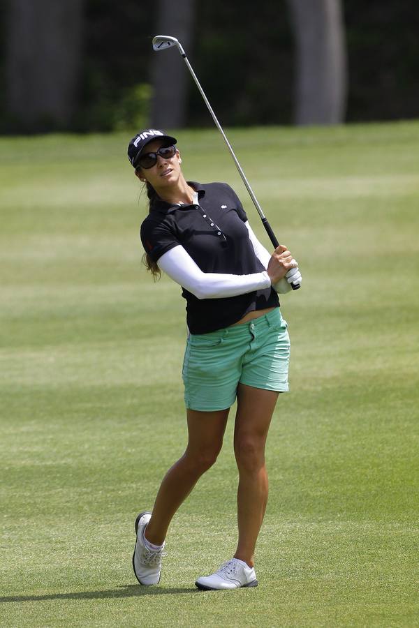 Azahara Muñoz en el Campeonato Kingsmill en Virginia