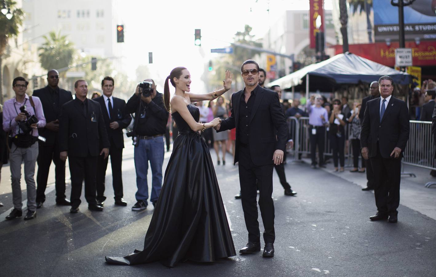 Brad Pitt y Angelina Jolie, en el estreno de &#039;Maléfica&#039;