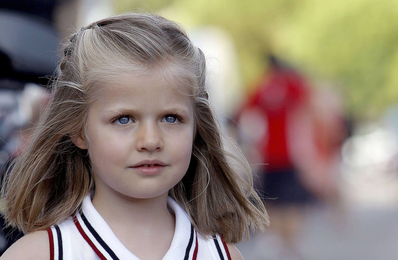 La infanta Leonor, en el verano de 2010