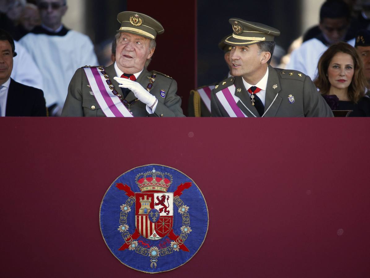 El primer acto del Rey y el Príncipe tras la abdicación