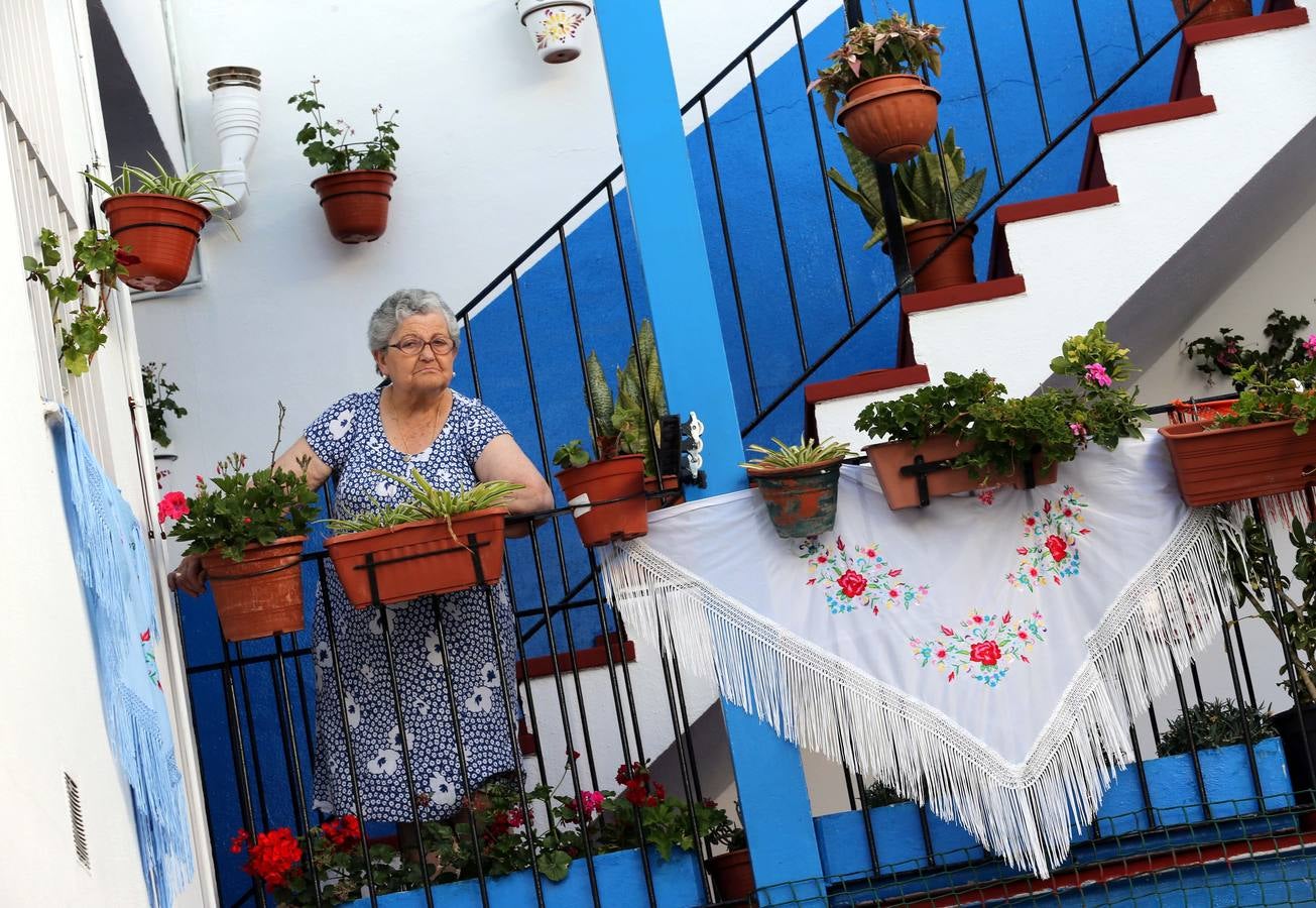 Una de las vecinas más antiguas del corralón de la calle Pizarro.