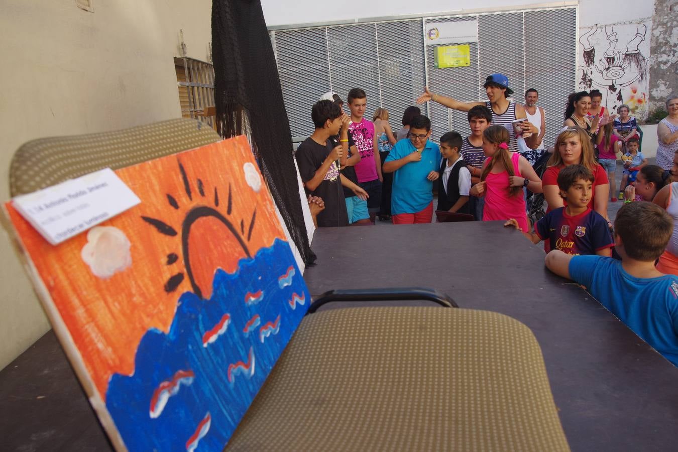 Los niños de Las Lagunillas cambian las calles a travé del arte