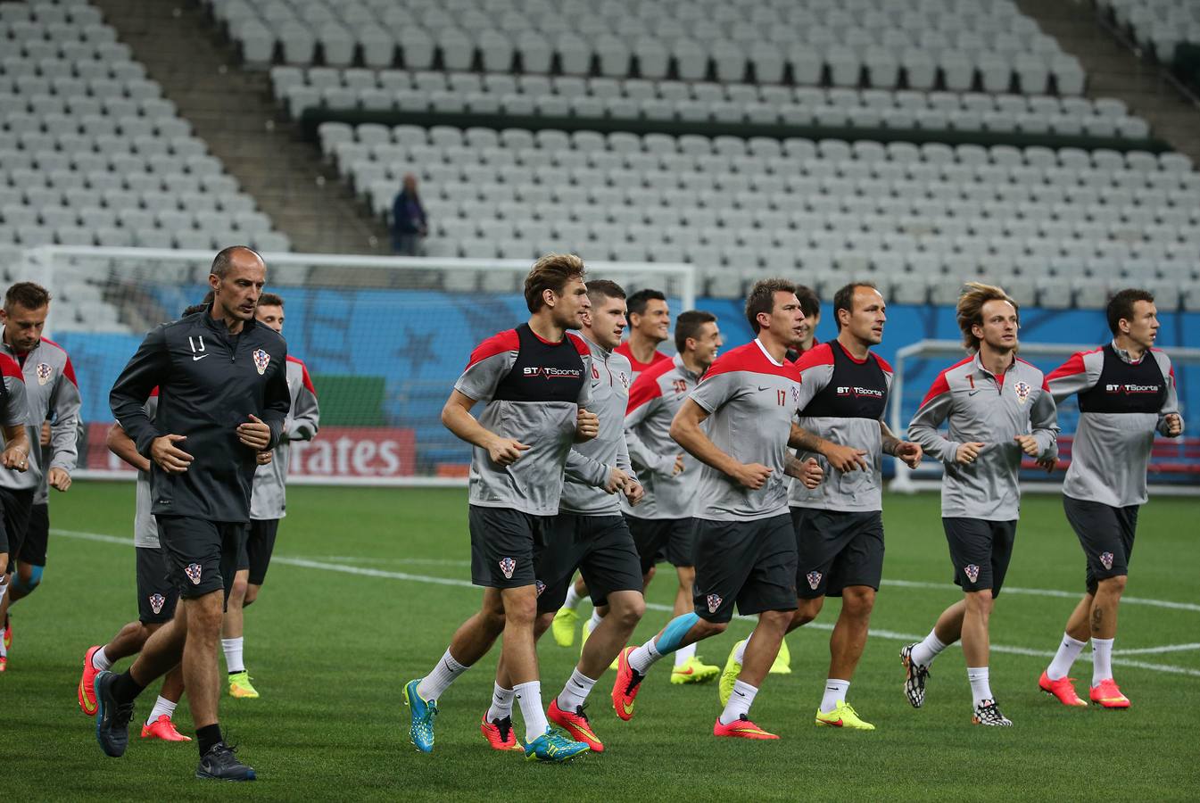 Croacia se entrena para su estreno en el Mundial