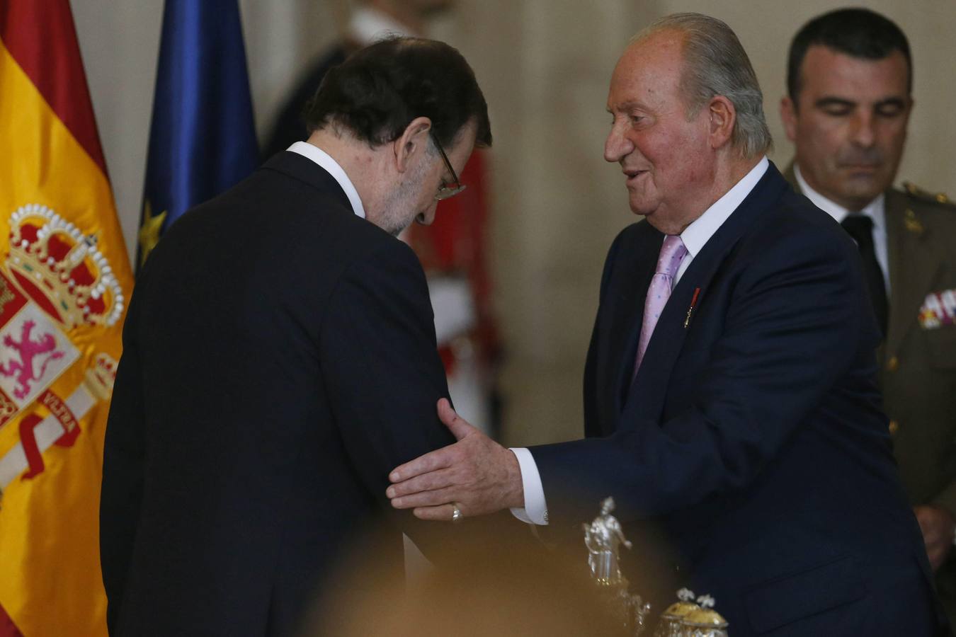 El Rey Juan Carlos y el presidente del Gobierno.