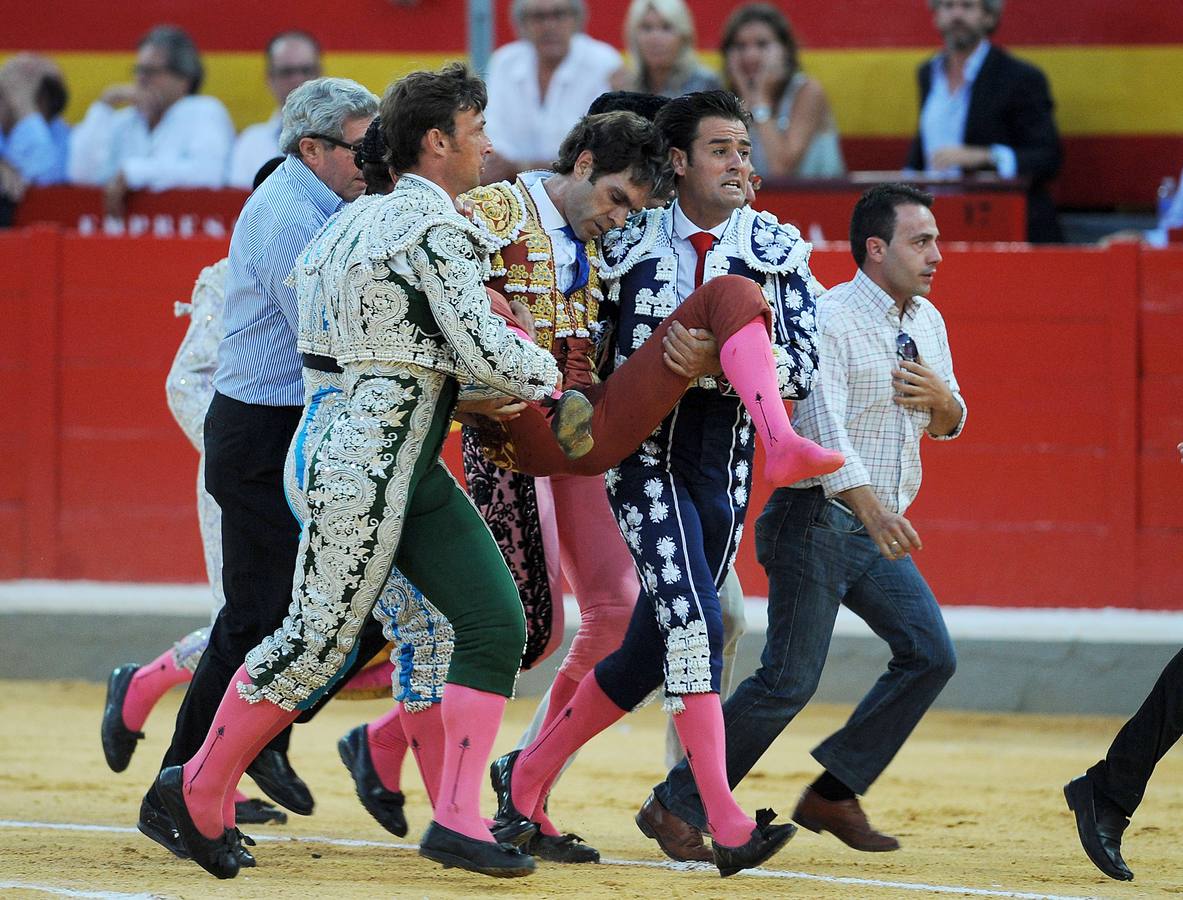 Fotos de la cogida de José Tomás en Granada