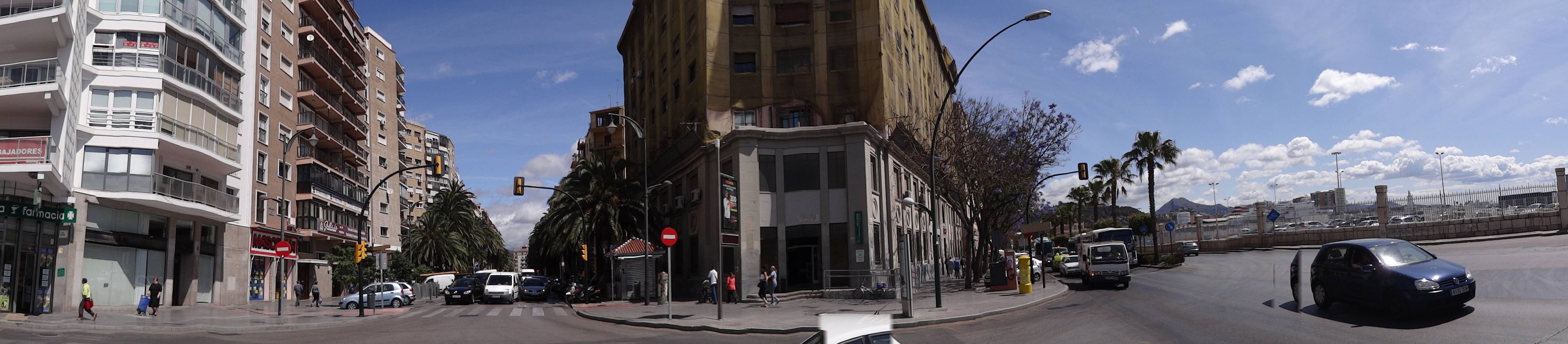 Málaga, a través de fotos panorámicas
