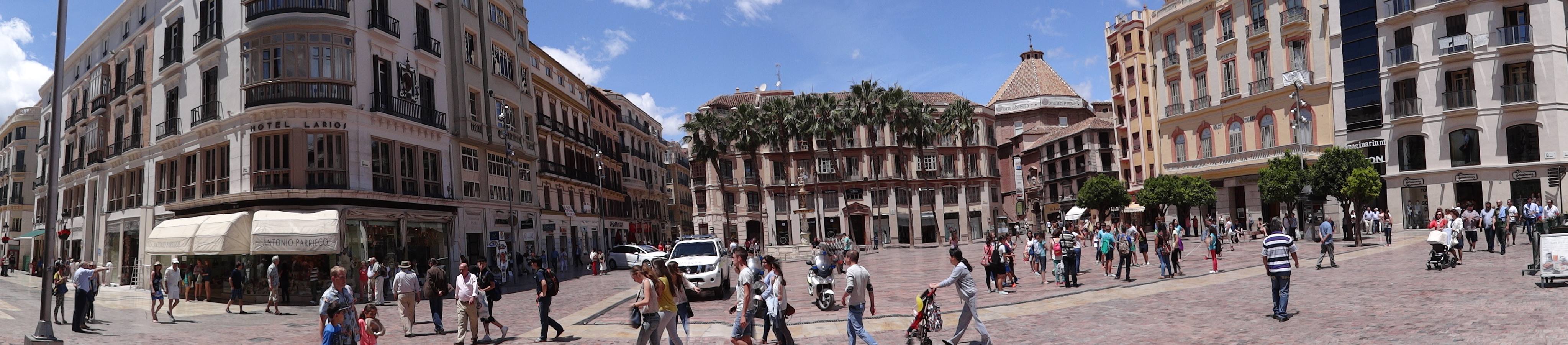 Málaga, a través de fotos panorámicas
