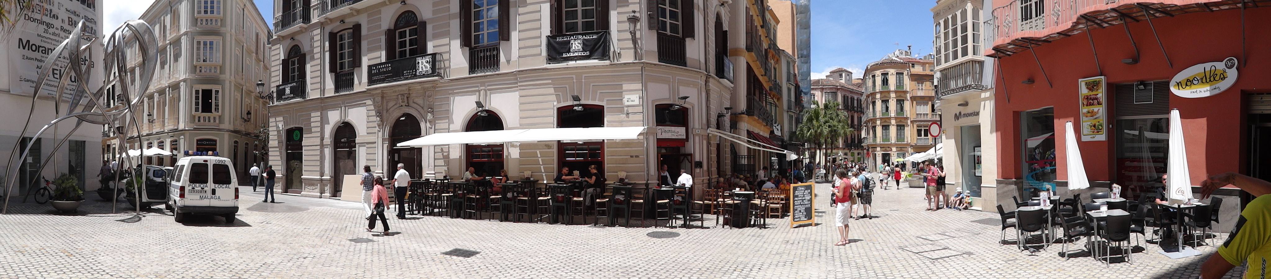 Málaga, a través de fotos panorámicas