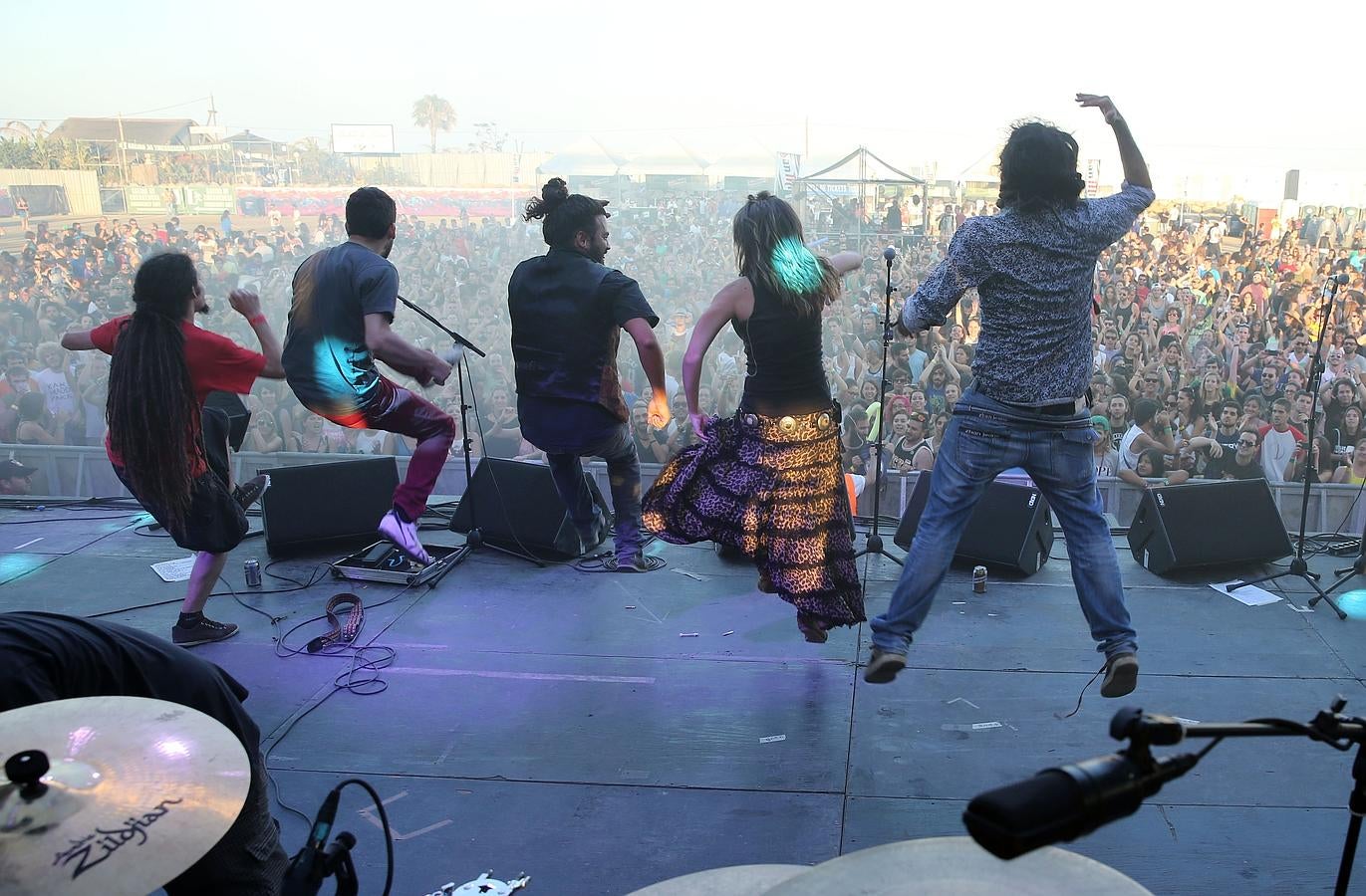 Dándolo todo en Torre del Mar