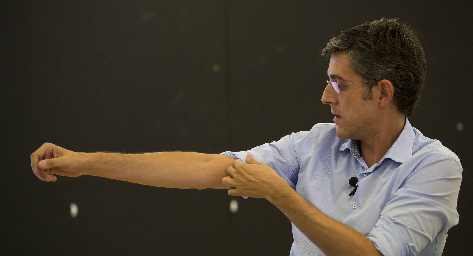 Encuentro de Eduardo Madina con simpatizantes en Málaga