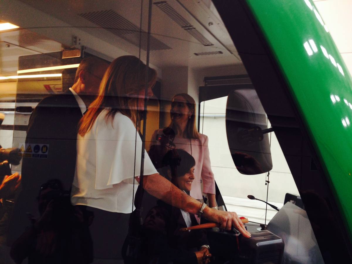 La inauguración del metro, en imágenes