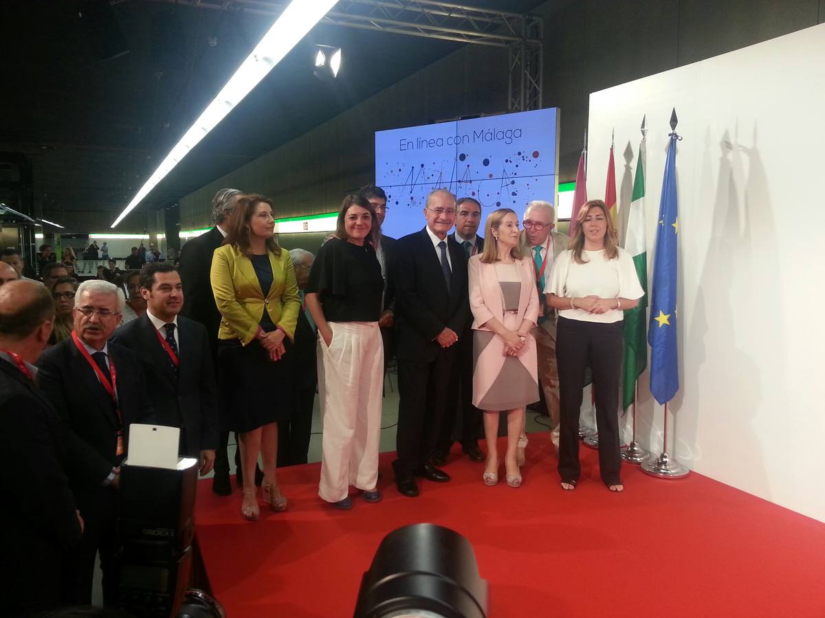 La inauguración del metro, en imágenes