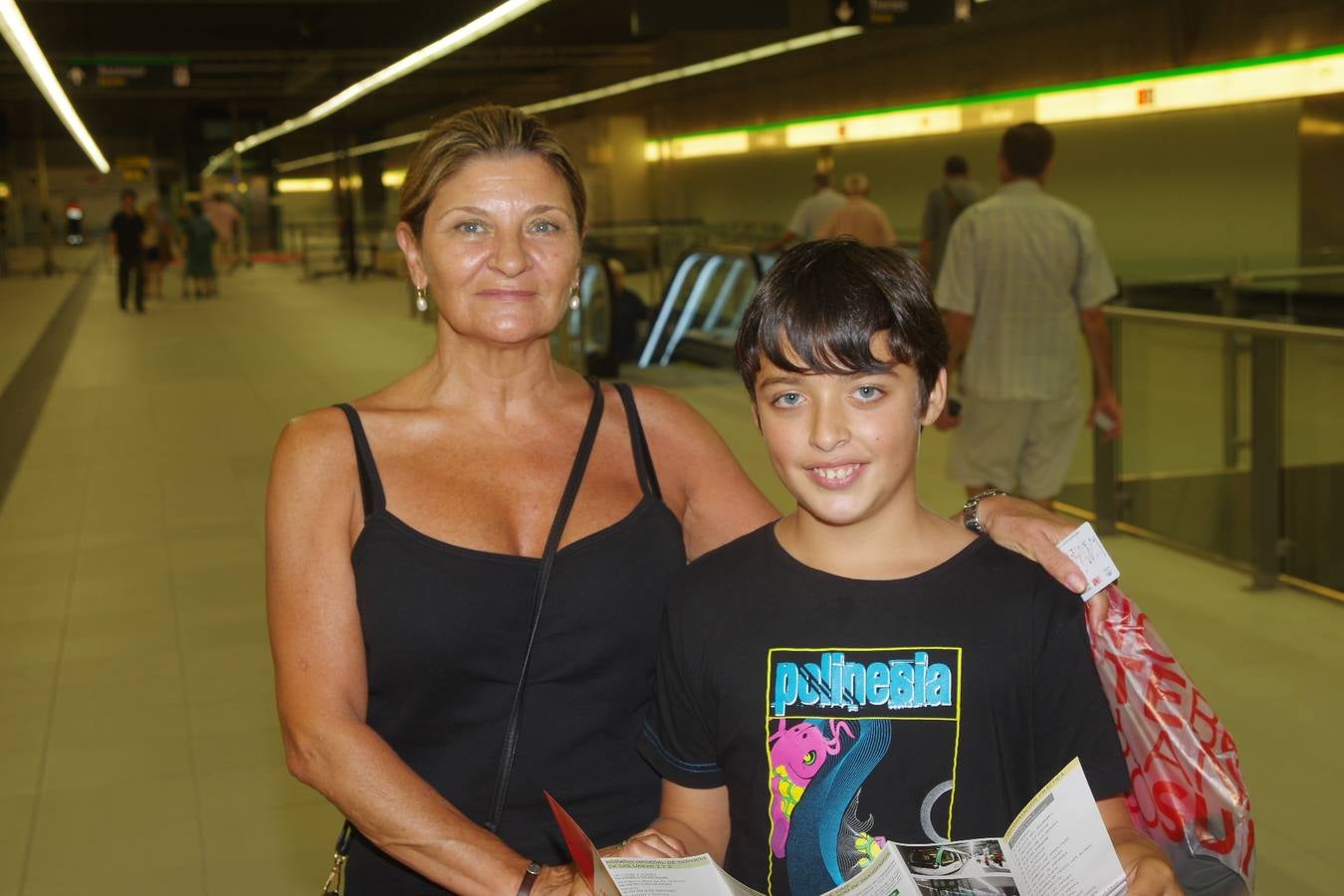 30 de julio de 2014: yo estuve en la inauguración del metro de Málaga (VI)