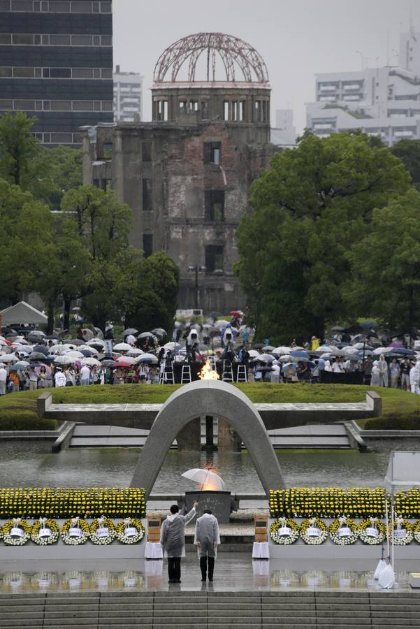 Hiroshima conmemora el 69º aniversario del lanzamiento de la bomba atómica