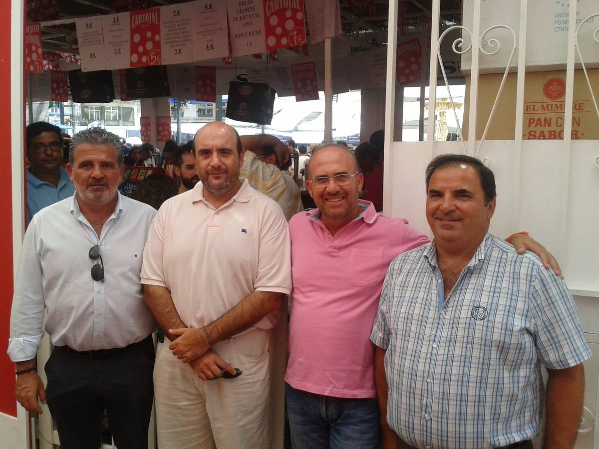 Joaquín Pérez, Miguel Porras, José Luis Heredia y Francisco Iglesias, dirigentes de CSI-F