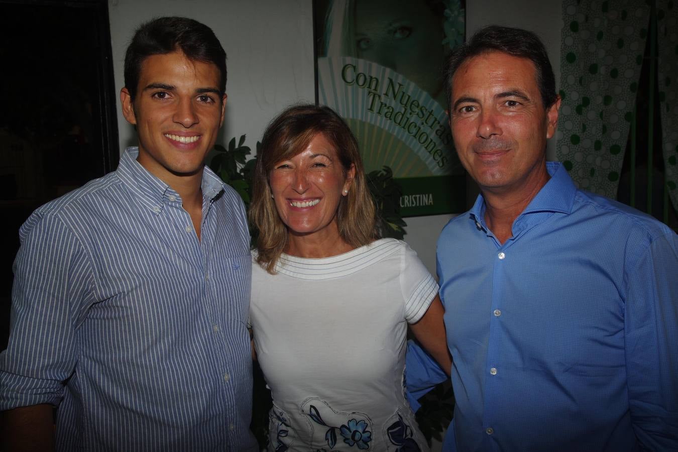 Jaime Piqueras, María José Estepa y Mariano Piqueras.