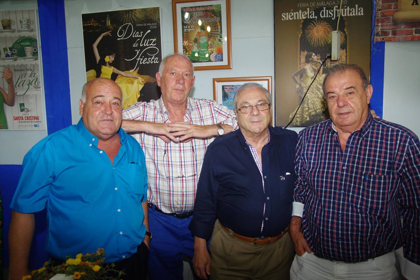 Francisco Vela, Juan Montenegro, Pepe Granados y Paco Márquez.