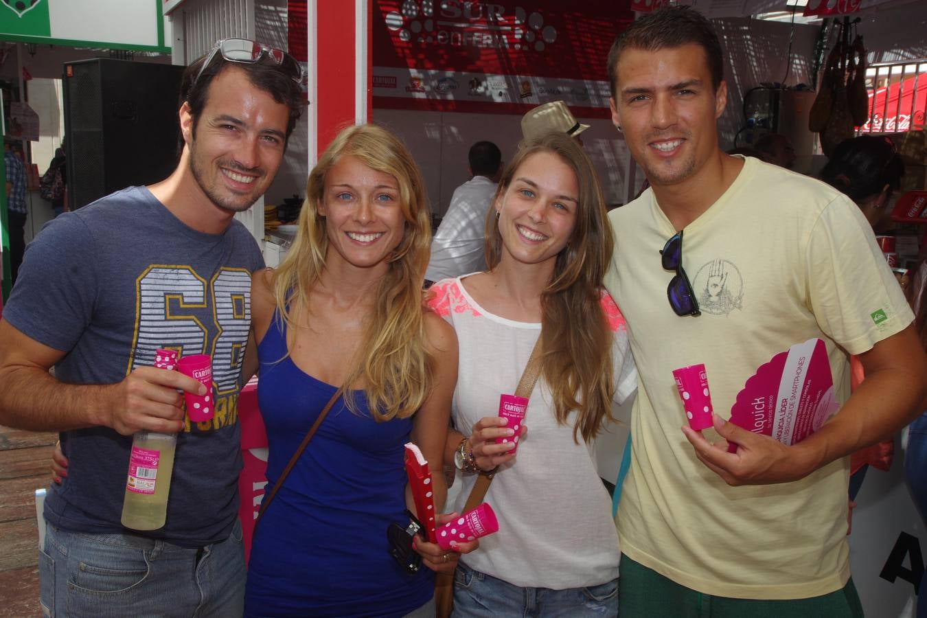 Jaume Sellés, Anabel Márquez, Cristina Márquez e Iván Fieschi.