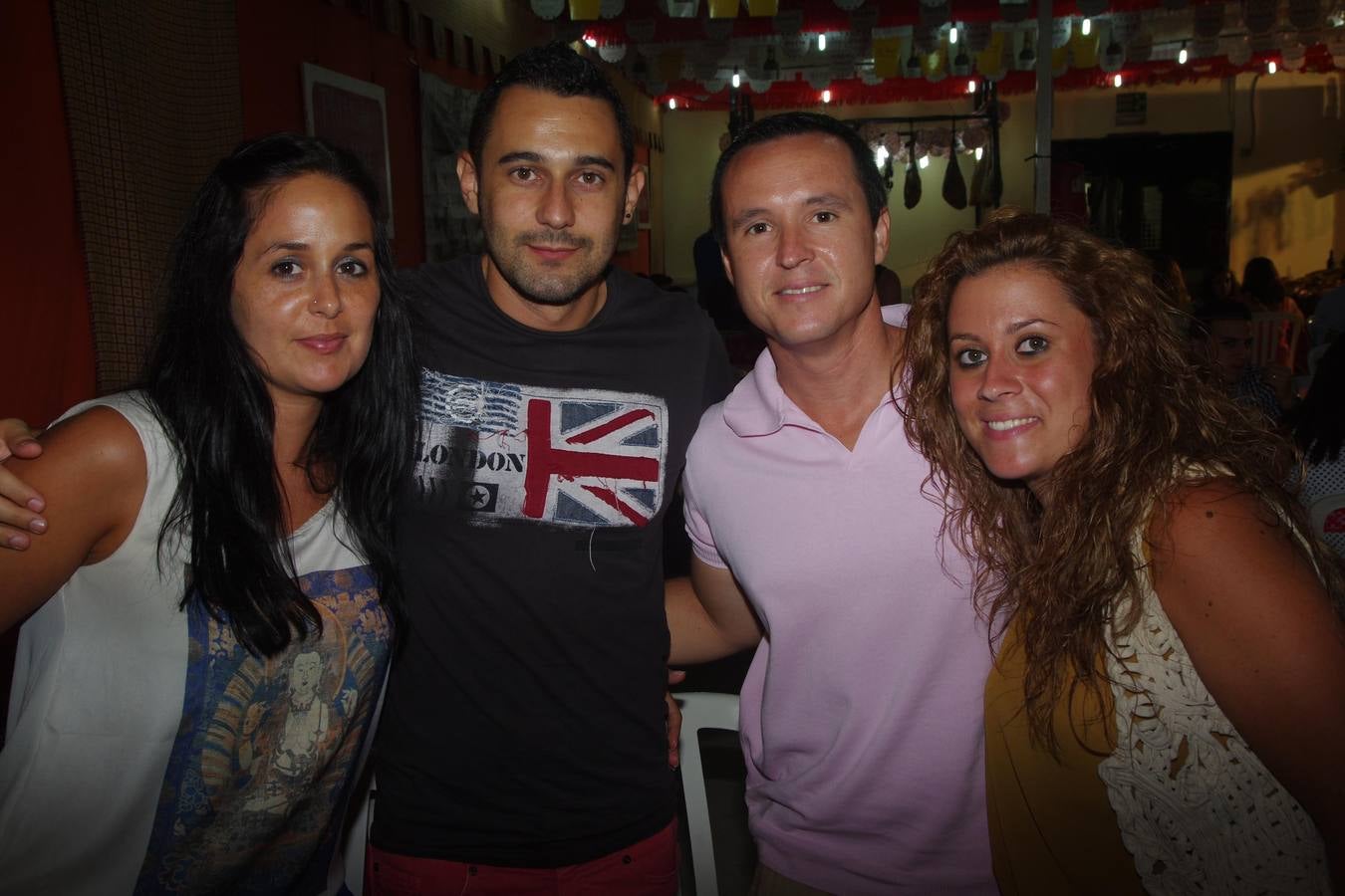 Ainhoa Ayuso, Antonio Díaz, Juan Alberto Bellido y Patricia Montes (Peña Martiricos).