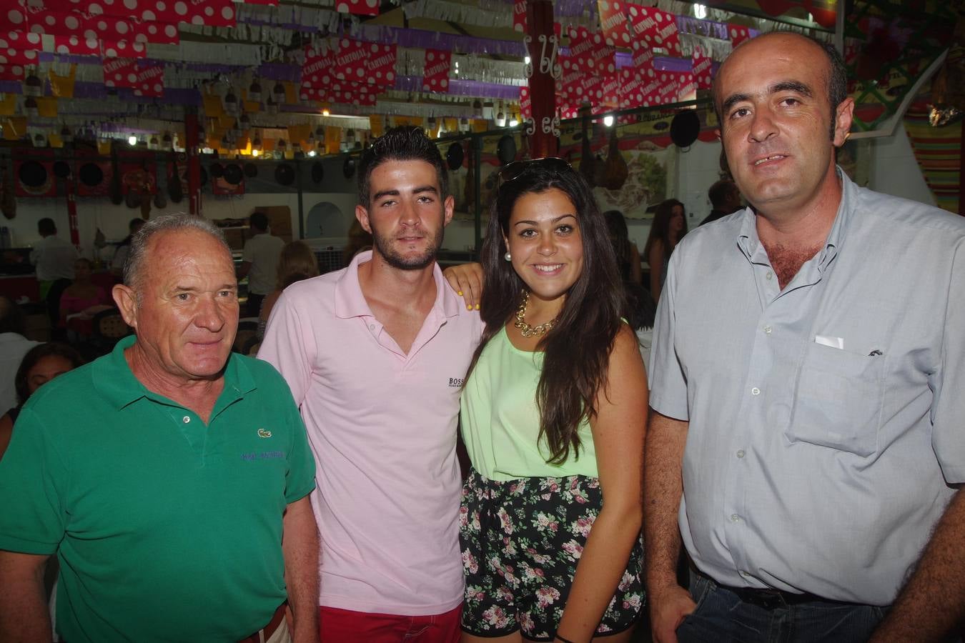 Juan Sedeño, Diego Sánchez, Lucía Gómez y José Miguel Sánchez (Peña Miraflores).