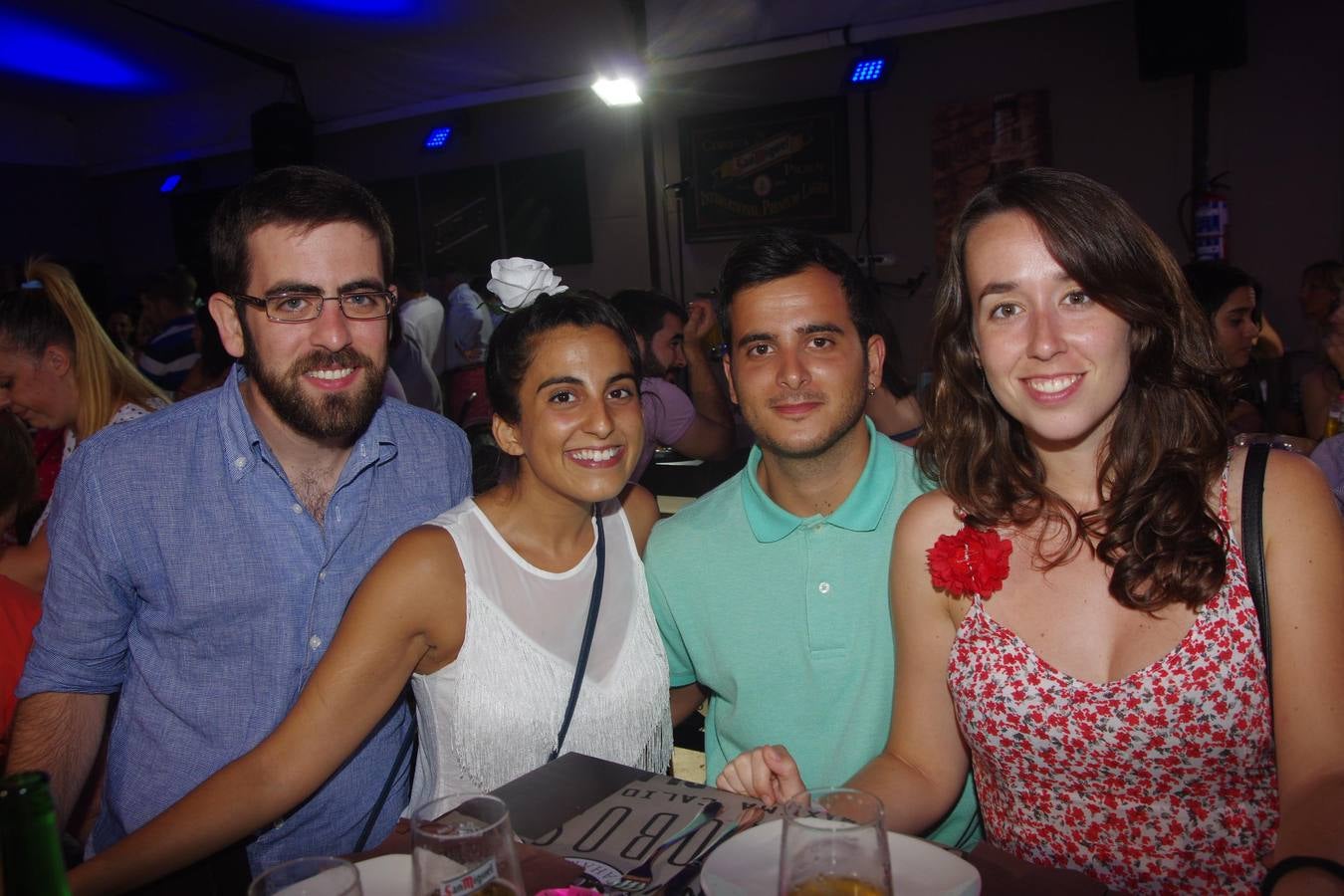 Pablo Obando, María Ángela Avilés, Francisco Avilés y Marta Blesa (Peña San Miguel).