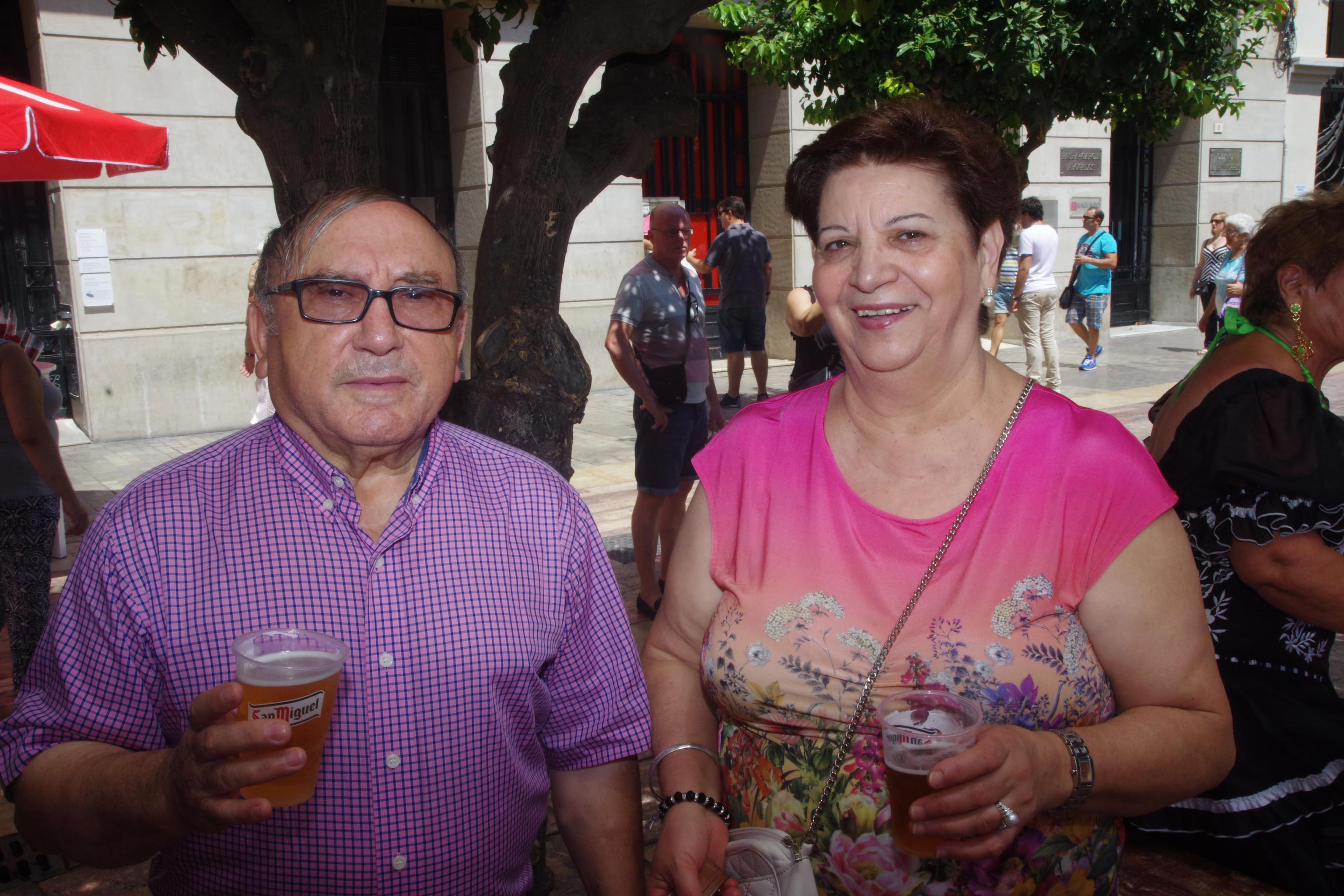 Abanico. Juan Quiles y María Sánchez