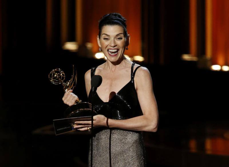 Julianna Margulies, mejor actriz dramática por 'The Good Wife'.