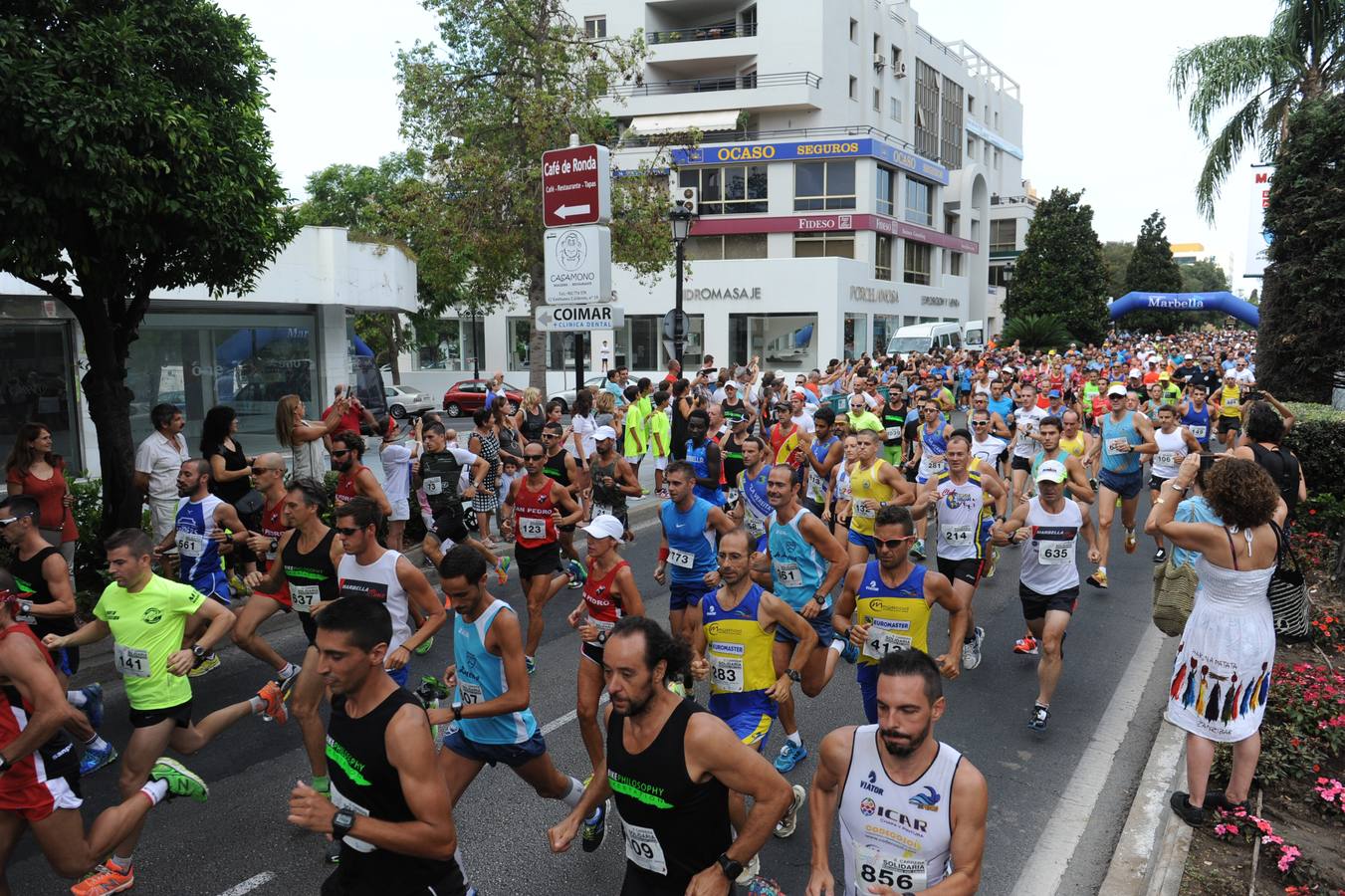 La carrera solidaria &#039;Kilómetros con causa&#039;, en imágenes