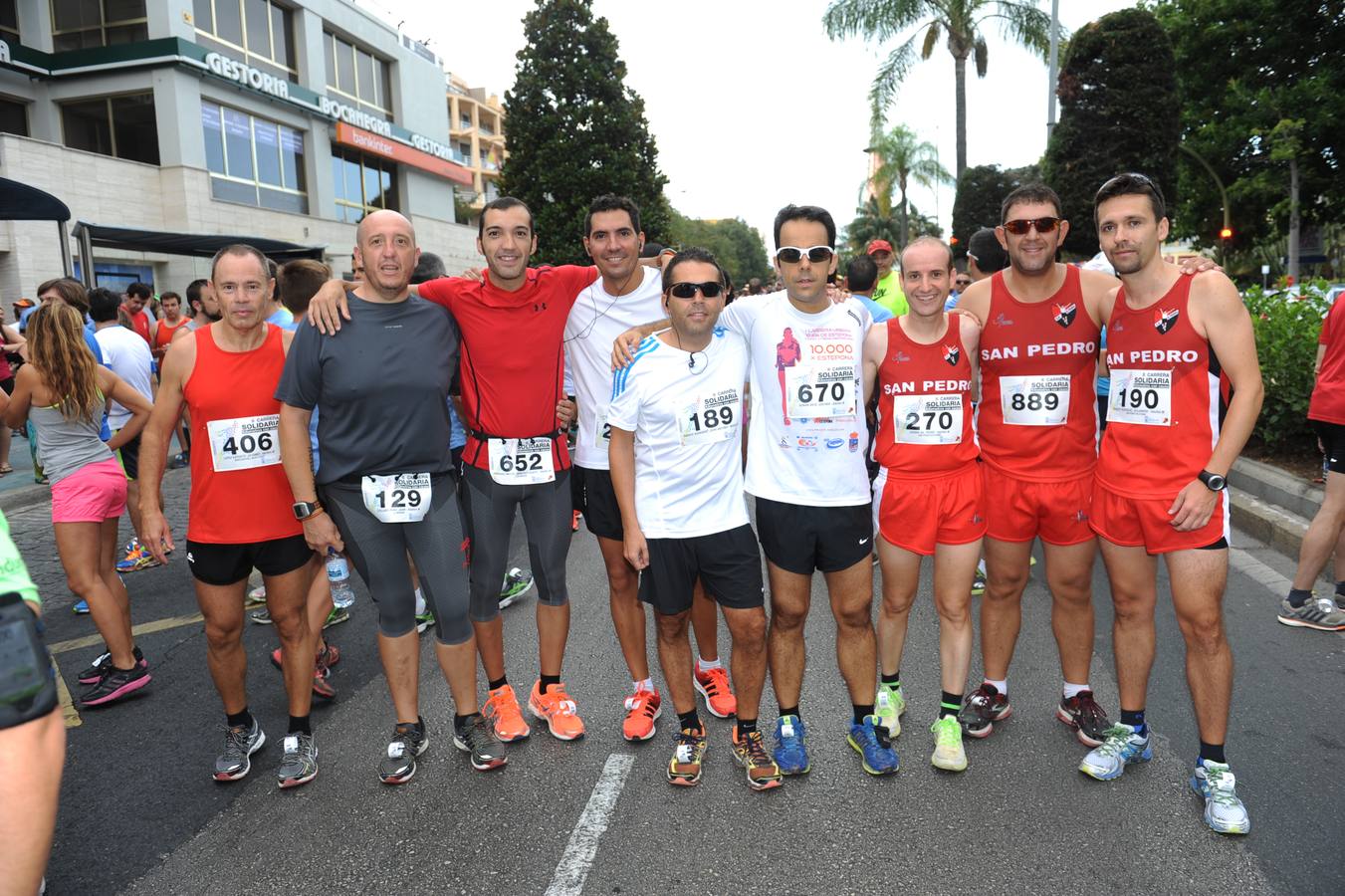 La carrera solidaria &#039;Kilómetros con causa&#039;, en imágenes
