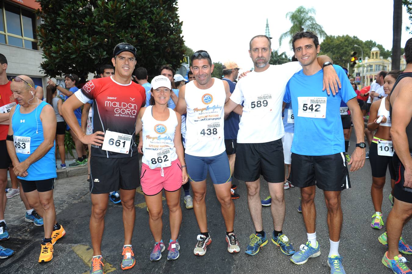 La carrera solidaria &#039;Kilómetros con causa&#039;, en imágenes