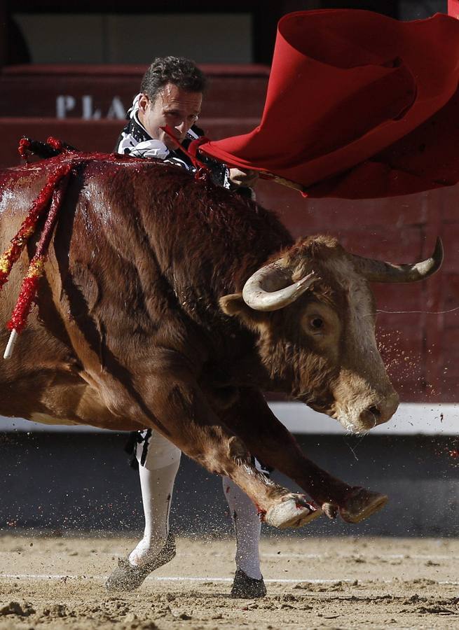 Morante de la Puebla, El Juli y Miguel Ángel Perera, en la Goyesca