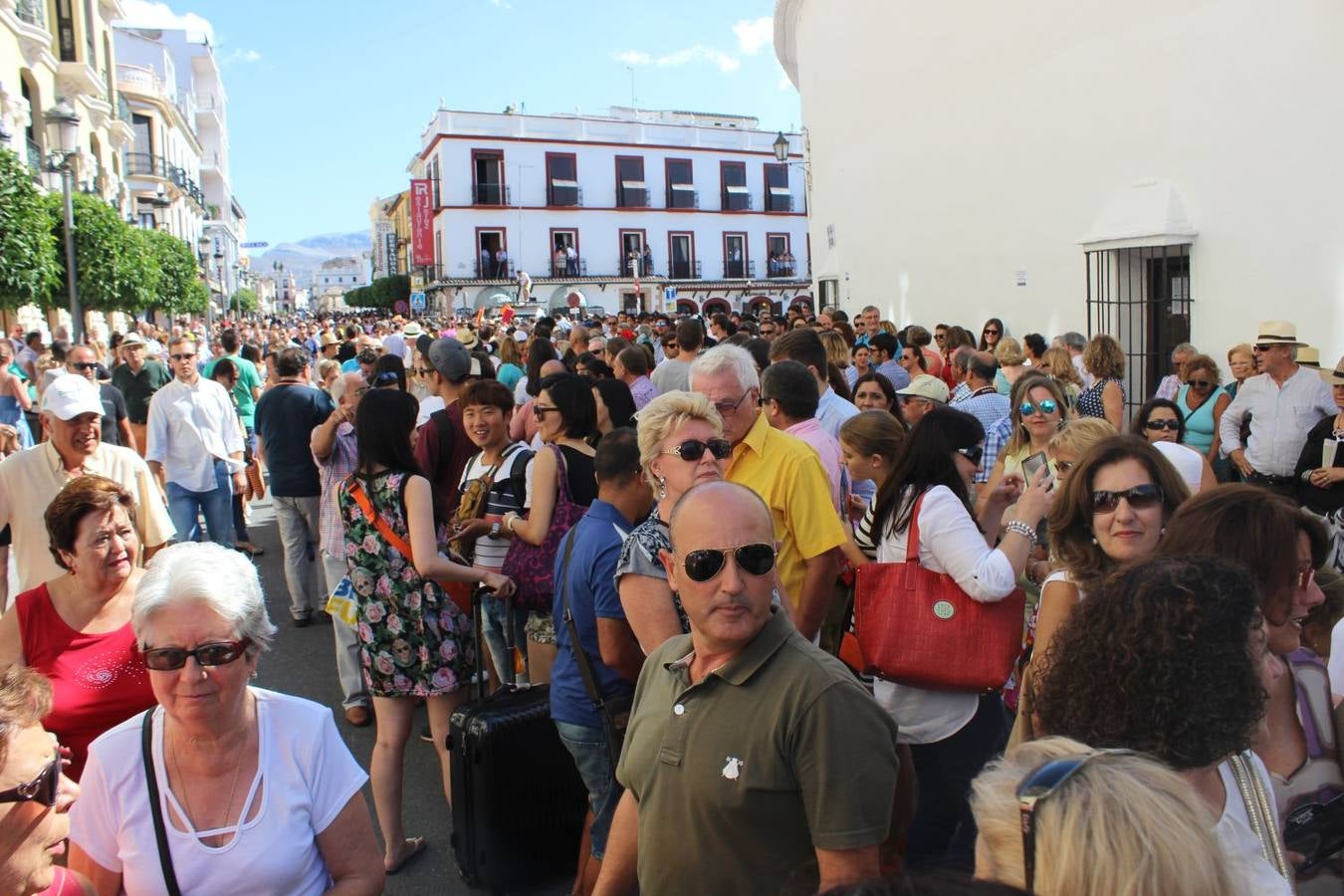Ambiente en la goyesca de Ronda