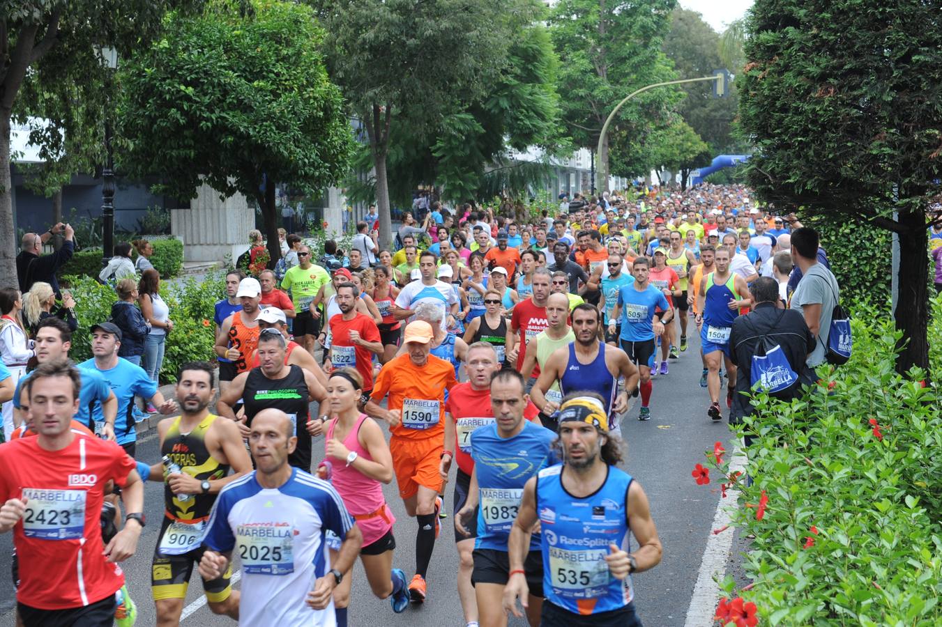 Participantes de la Media Maratón Ciudad de Marbella