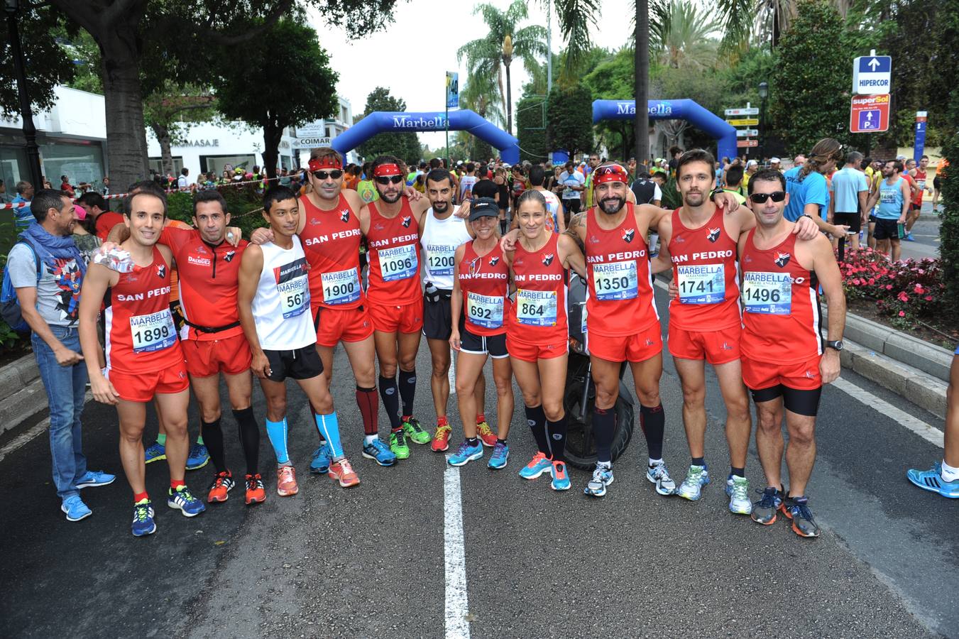 Participantes de la Media Maratón Ciudad de Marbella