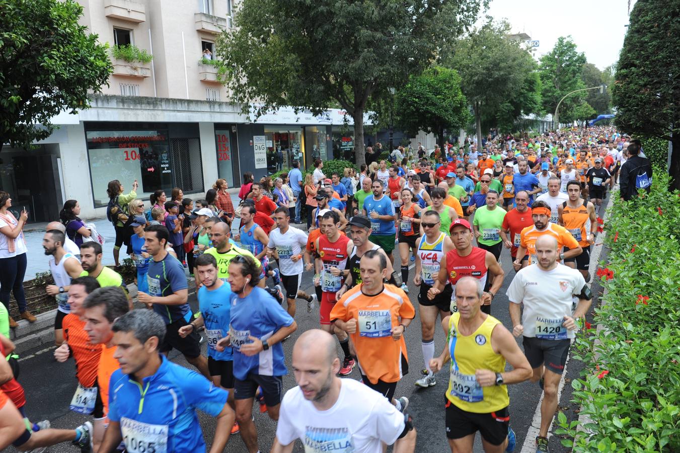 Participantes de la Media Maratón Ciudad de Marbella