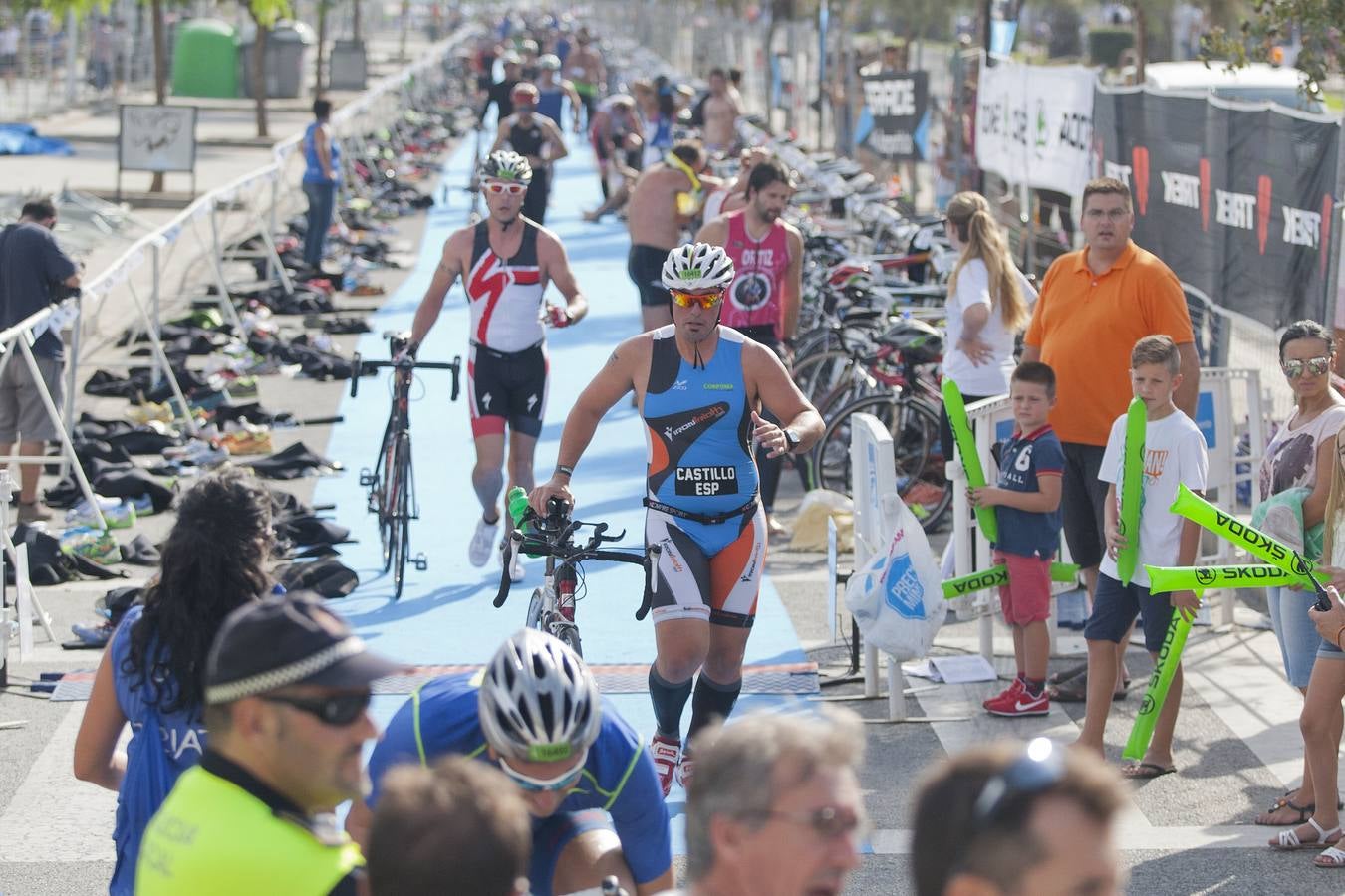 Fotos de la quinta edición del Triatlón de Málaga