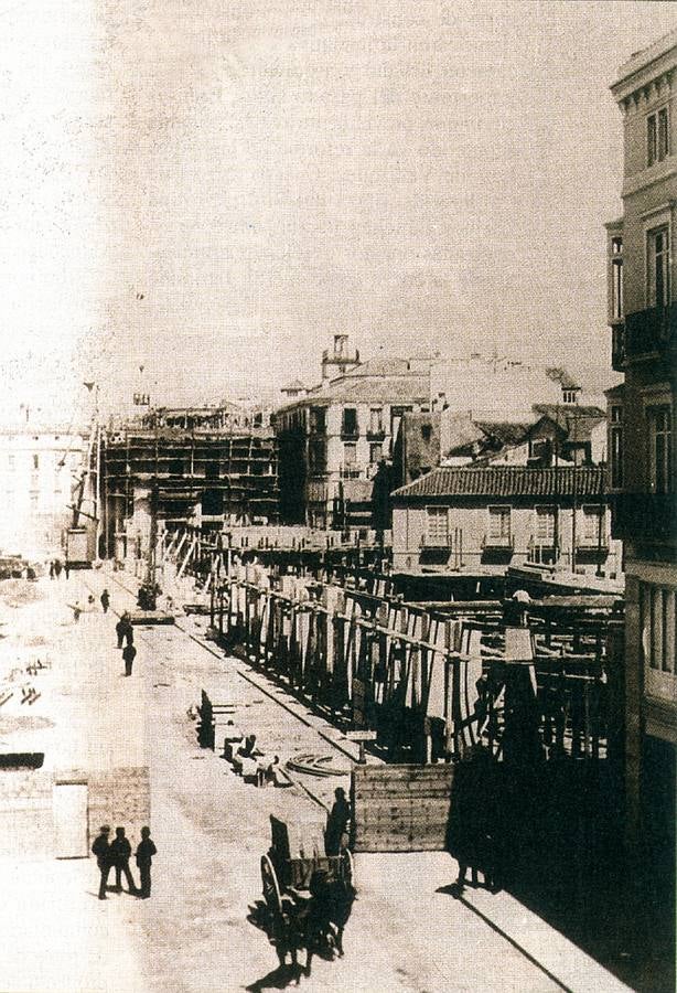 Así era la calle Larios hace más de un siglo