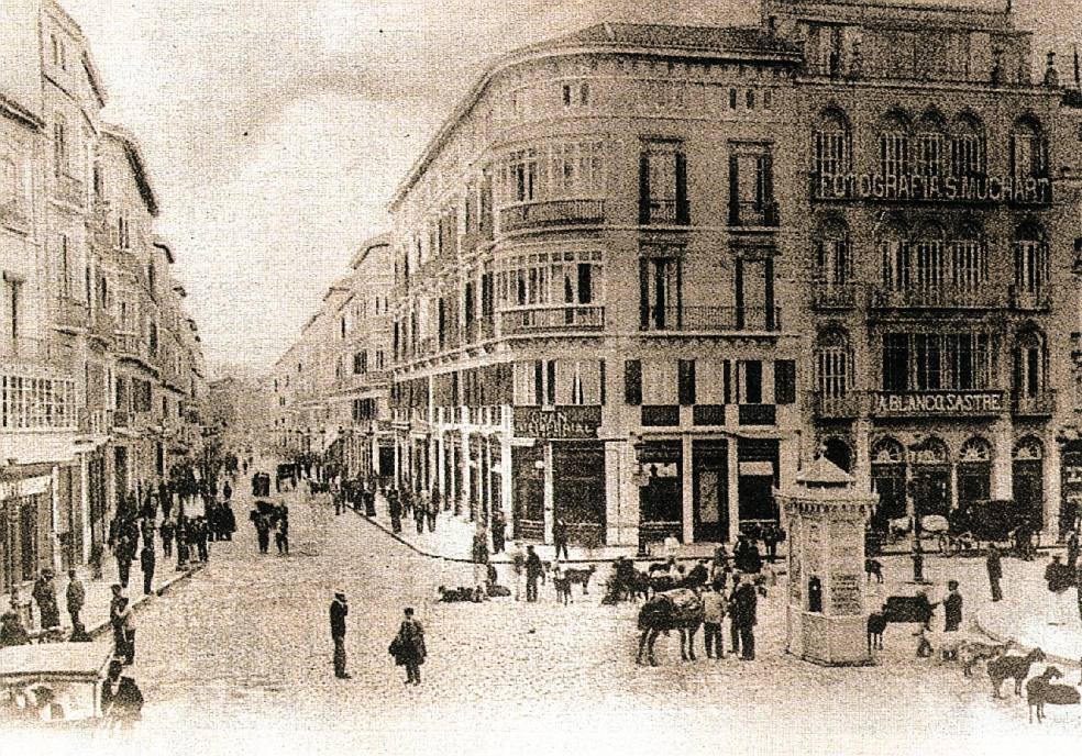 Así era la calle Larios hace más de un siglo