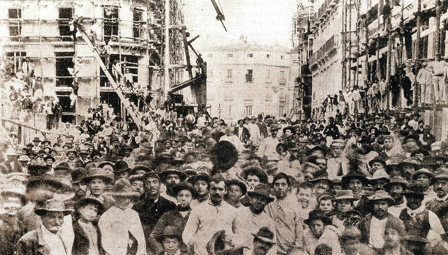 Así era la calle Larios hace más de un siglo