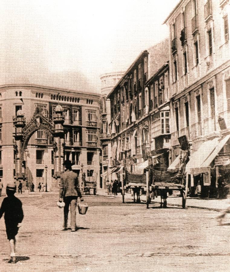 Así era la calle Larios hace más de un siglo