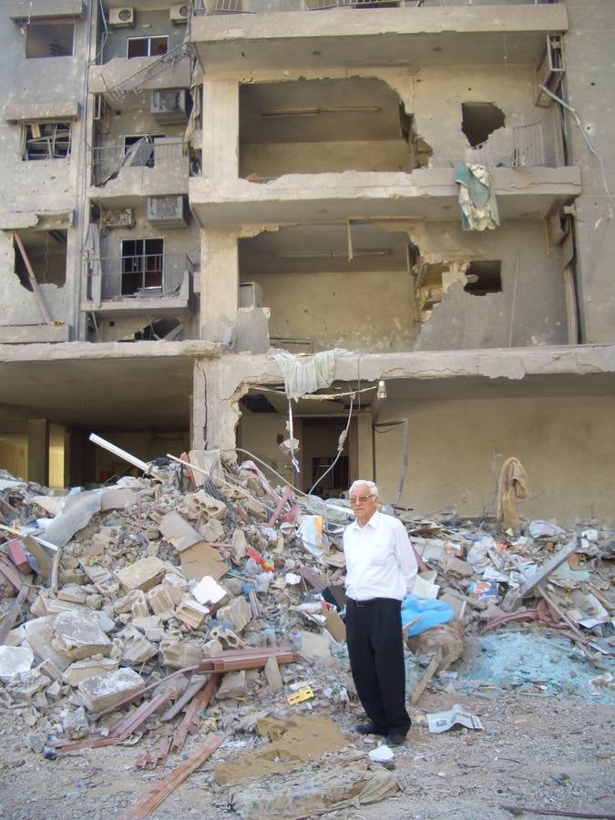 Beirut, tras un bombardeo en la Guerra del Líbano, en 2006.